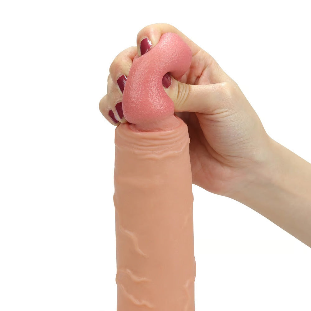 Bestvibe Silicone Pink Glans Strap-on Dildo Penis Sleeve 8 Inch