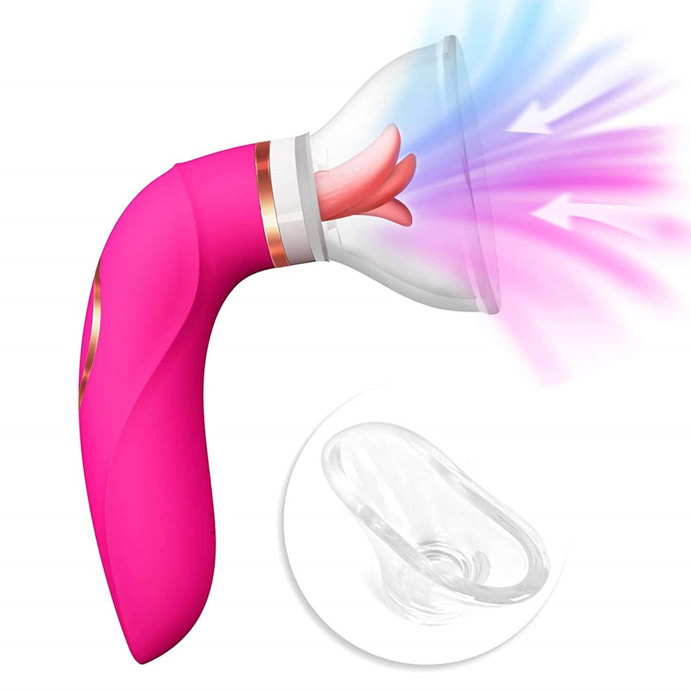 Clitoral Sucking Vibrator Sex Toys with 8 Sucking and 5 Licking Vibrations