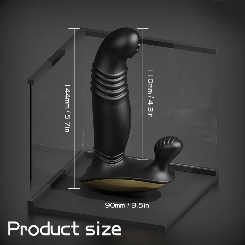 ROYAL Remote Controlled Vibrating Perineum Stimulator Thrusting Prostate Massager