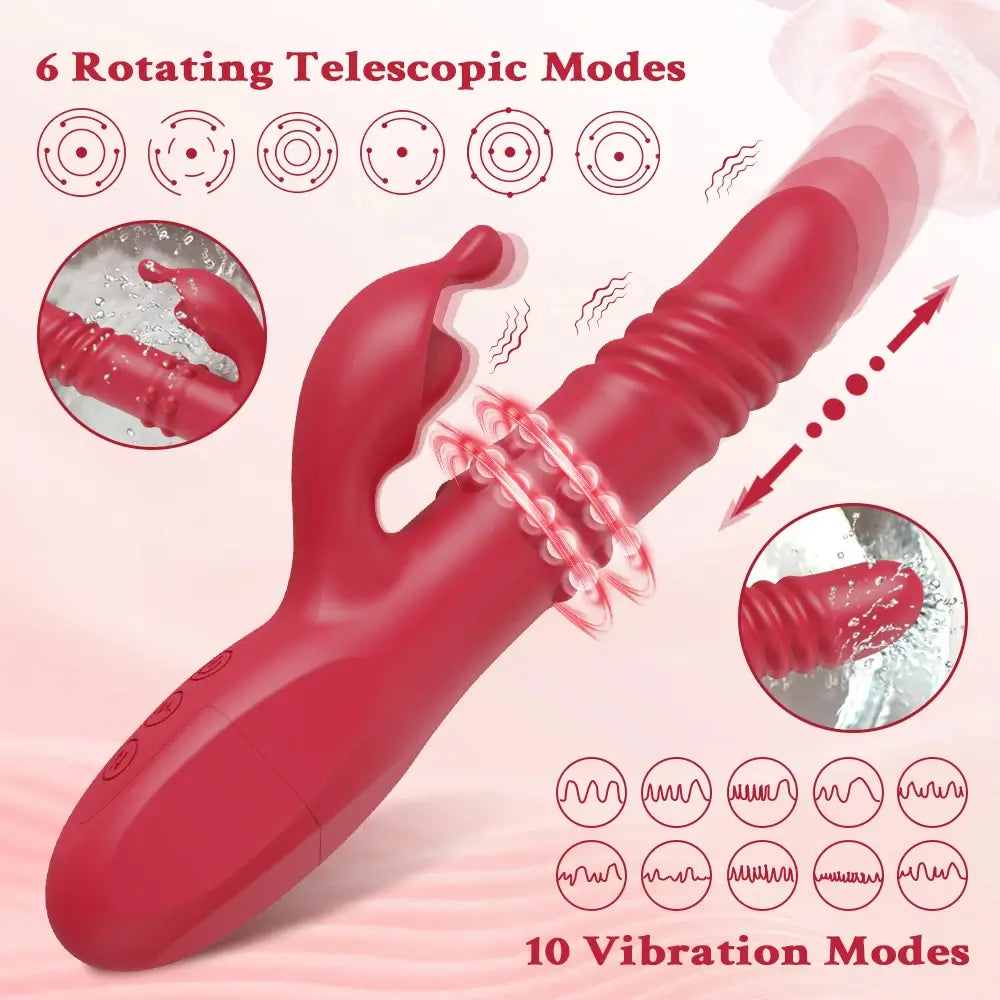 RegalRap G Spot Vibrator with Rotating & Clitoral Designs