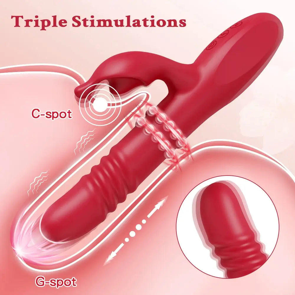 RegalRap G Spot Vibrator with Rotating & Clitoral Designs