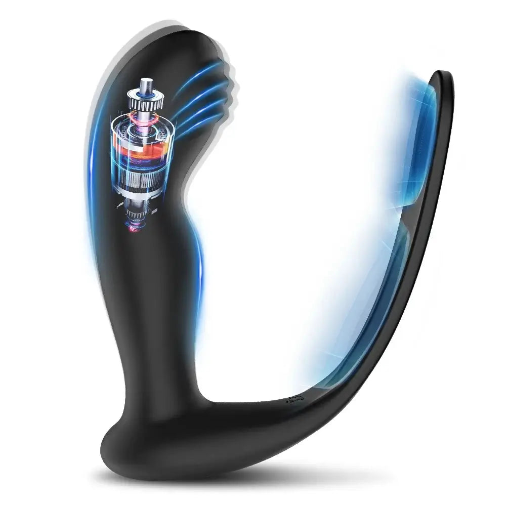 Ricky Remote Control 9 Vibrating & Wiggling Prostate Massager Anal Toy