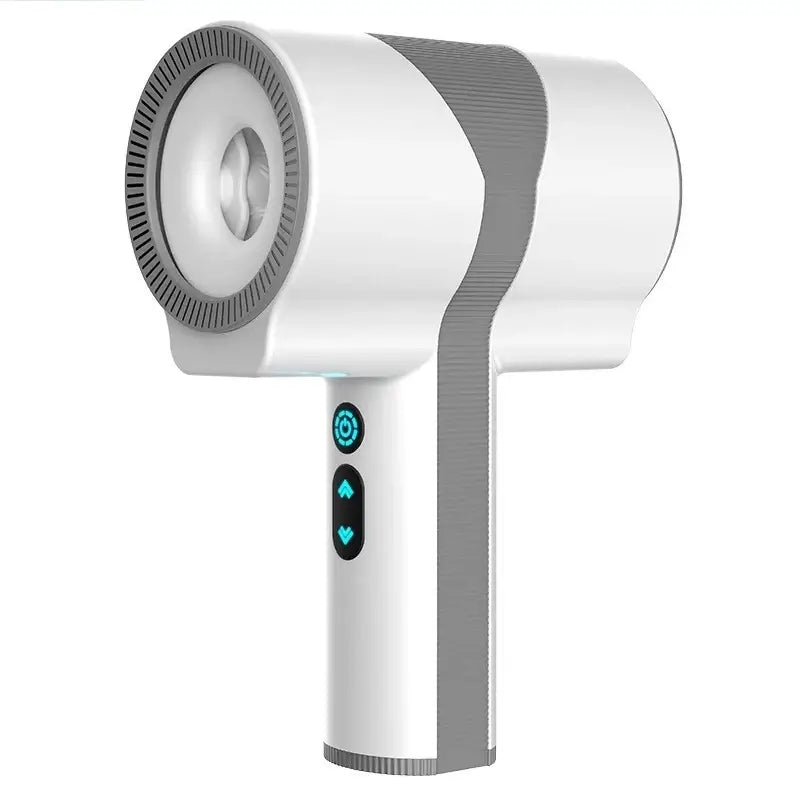 Ron-rotating telescopic 2-in-1 masturbator with unlimited penis length