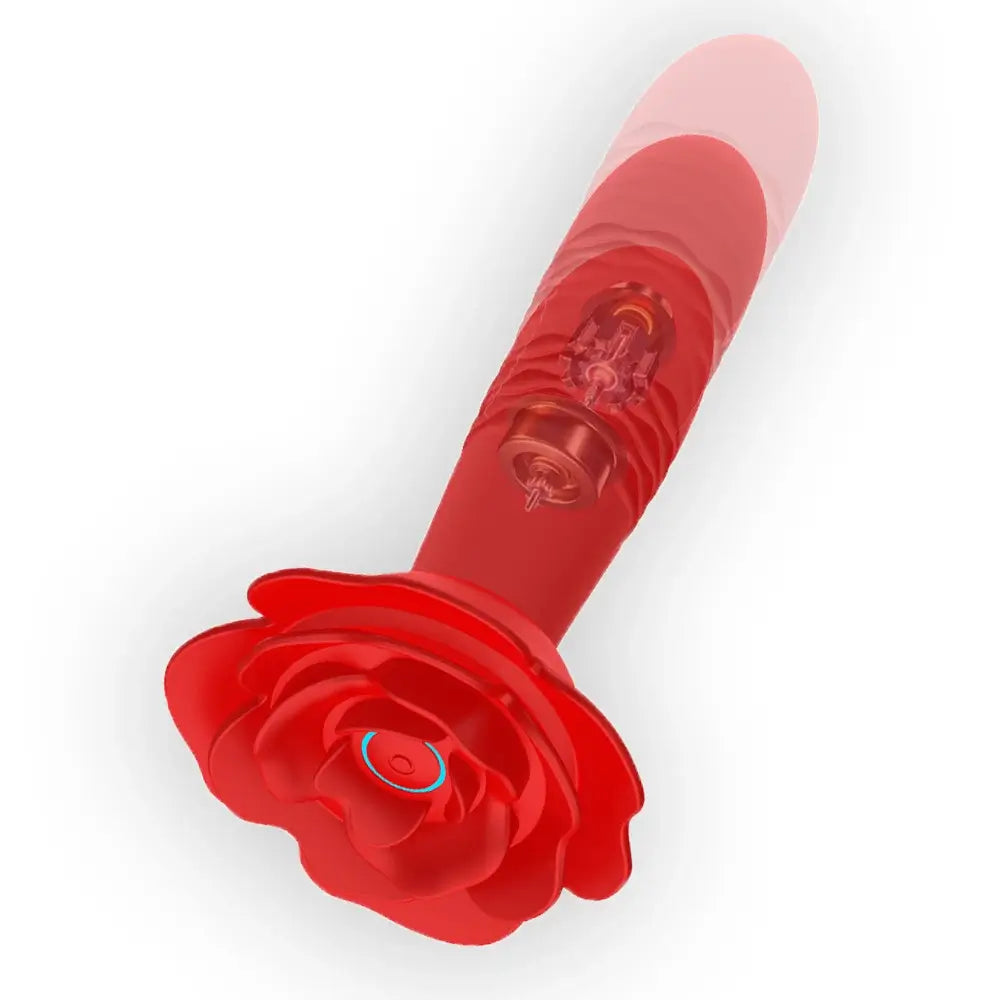 Rosita  C Remote Control Rose Thrusting Vibrating Anal Plug