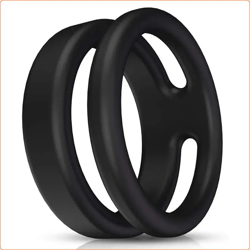 S-Hand Eerection Aid Enhancing Dual Penis Ring