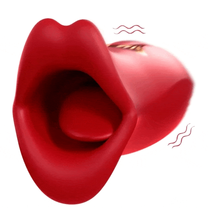 Aroselove - Rose Muncher 10 Biting & 10 Vibrating Modes Stimulate Nipple Clitoral Women Vibrator - Aroselove