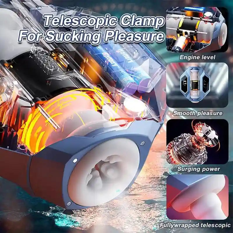 SVAKOM 5 Thrusting Modes Blowjob Sex Toy Stroker Adult Toys for Men