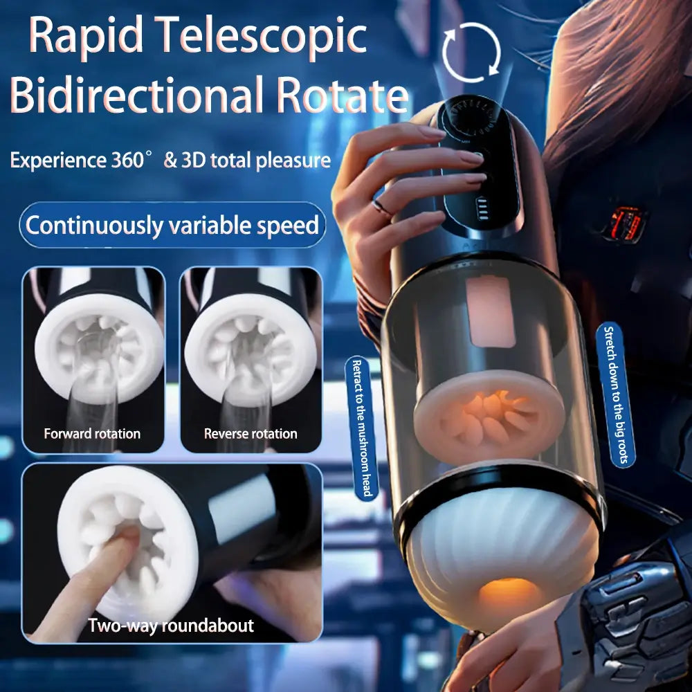 SVAKOM Godwin Stepless Variable Speed Masturbator Handsfree