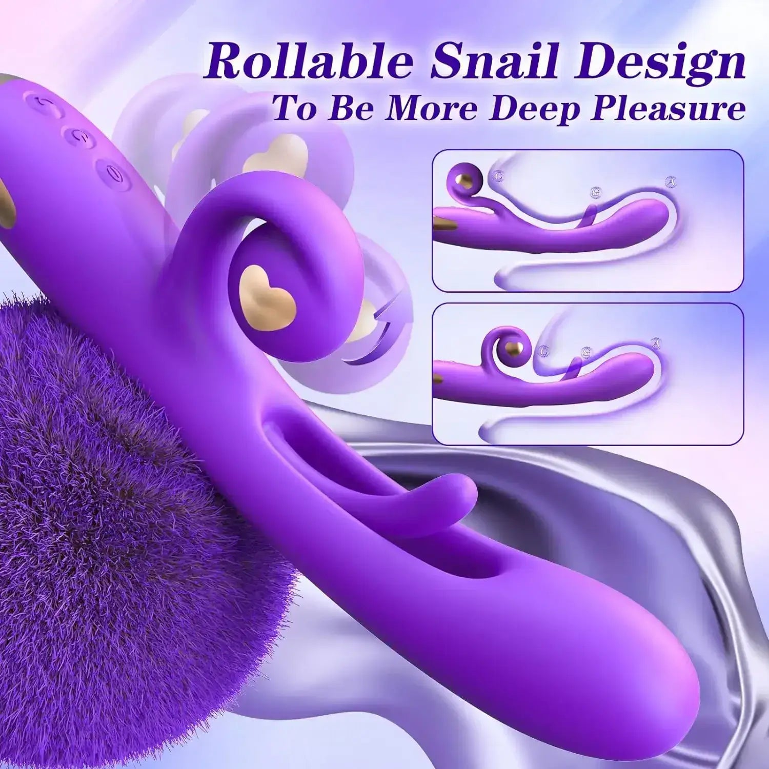 Samara – Clitoral Stimulator Rabbit Finger Tapping G-Spot Vibrator