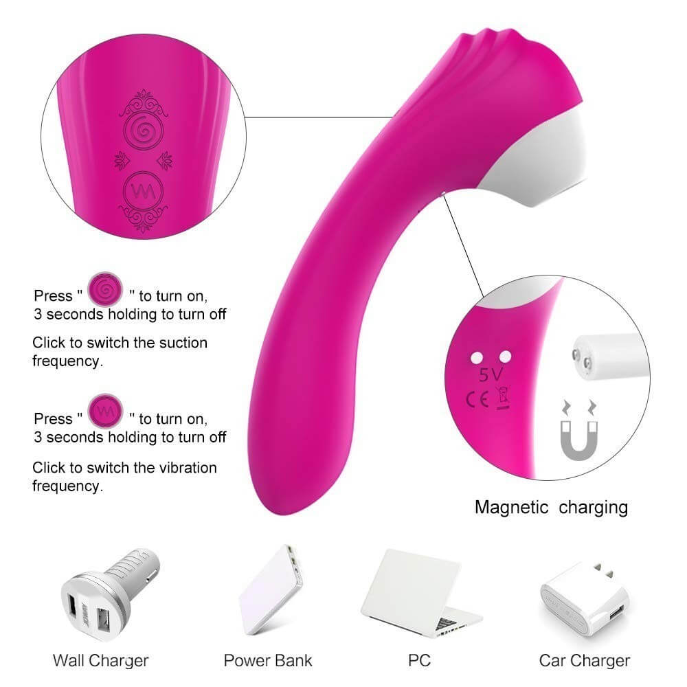 Savor – Air Pulse Clit Stimulator with Vibrating Dildo