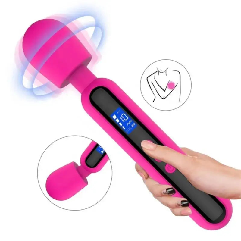 Savvy – Extra Powerful Wand Massager with LED Display Screen