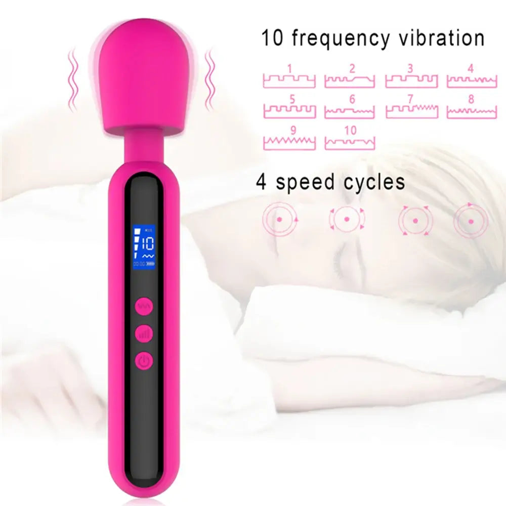 Savvy – Extra Powerful Wand Massager with LED Display Screen