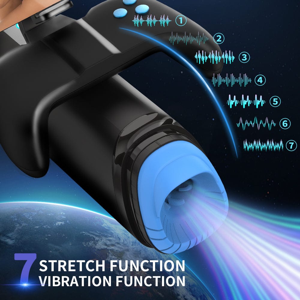 Aroselove - Game Cup Pro Heating Thrusting Vibrating Penis Stroker With Handles And Phone Holder - Aroselove