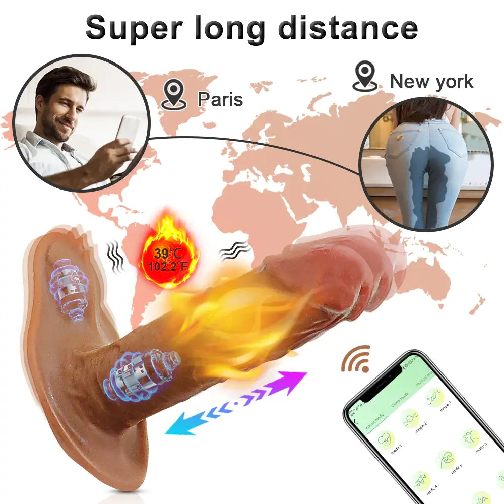 Shooter – Wearable Dildo Vibrator with Fast Thrusting Vibation and Heating