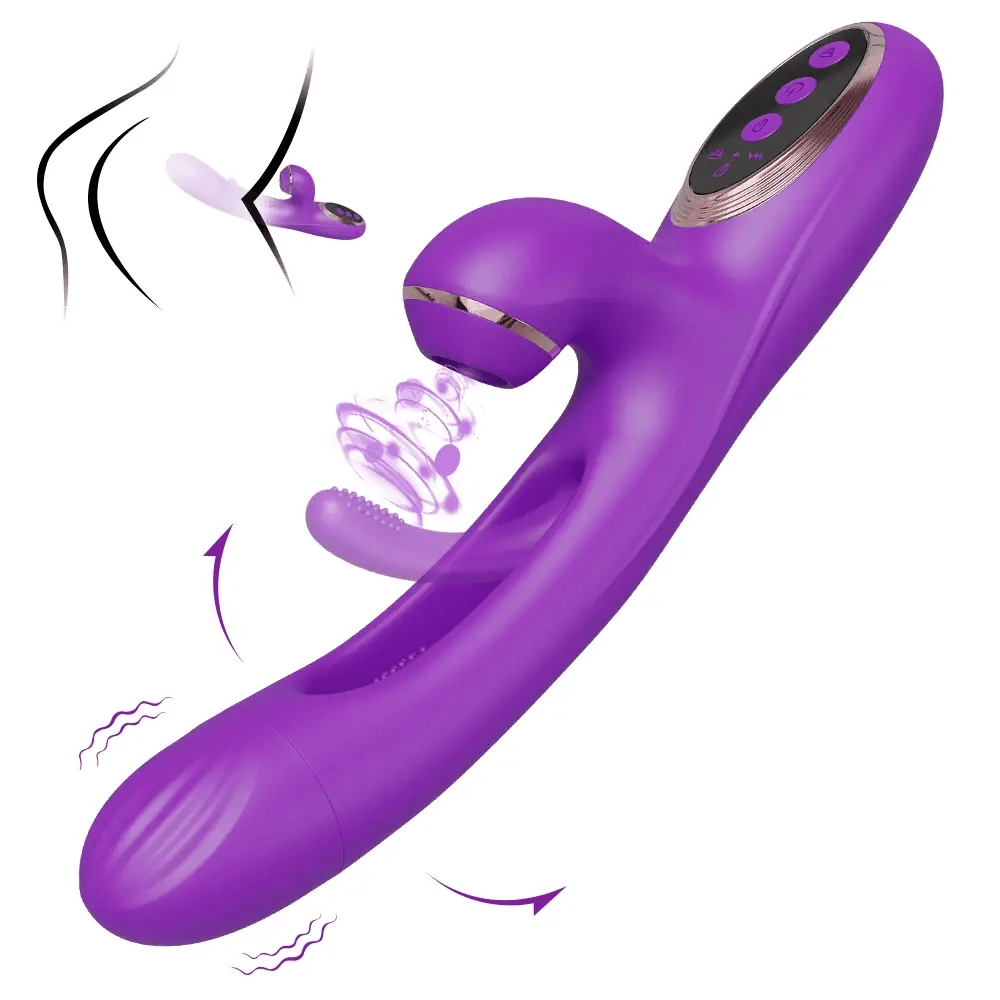 Skerry – Vibrating and Tapping Vibrator with Clit Sucker for Women Pleasure