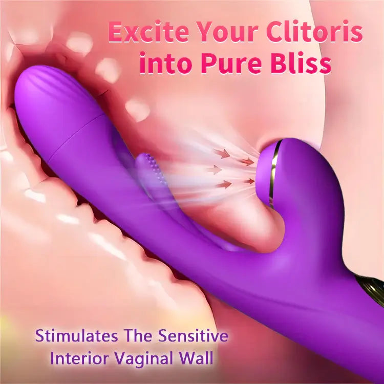 Skerry – Vibrating and Tapping Vibrator with Clit Sucker for Women Pleasure