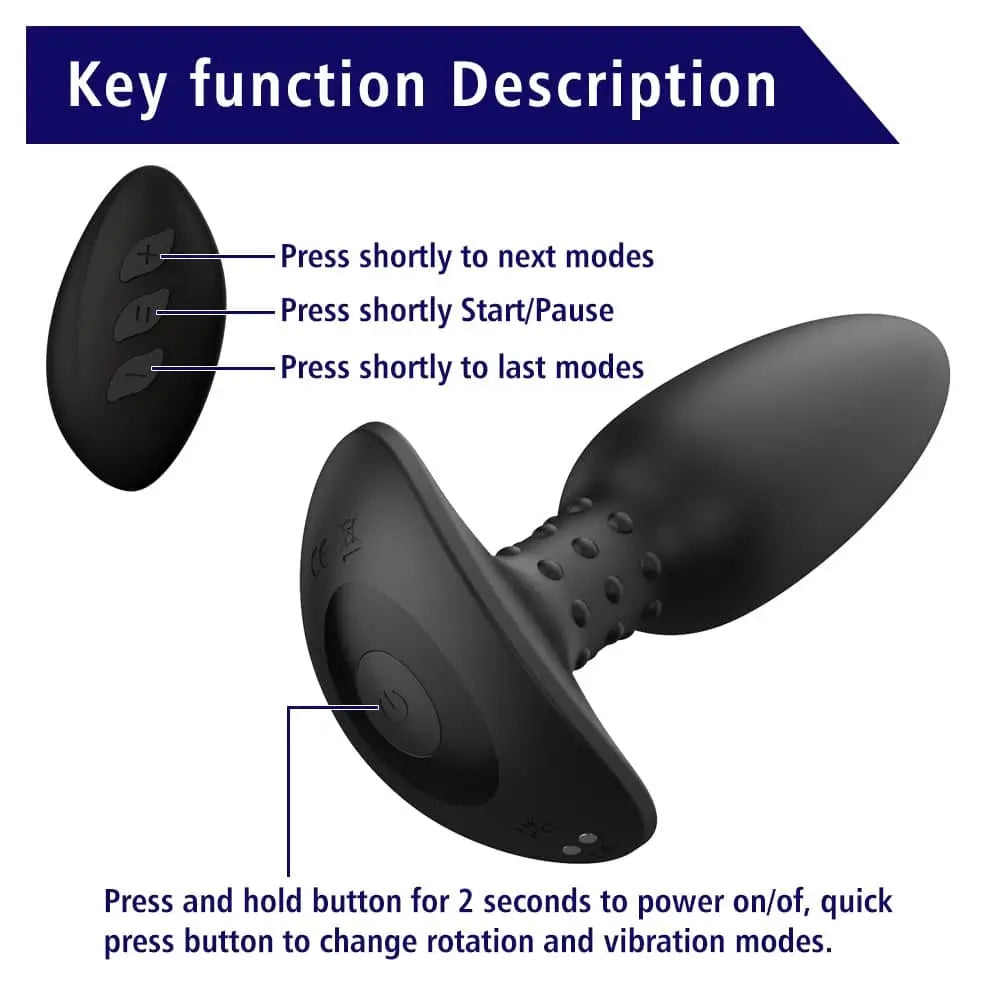 Surfing P Spot G Spot Stimulation Vibrating Rotating Prostate Massager