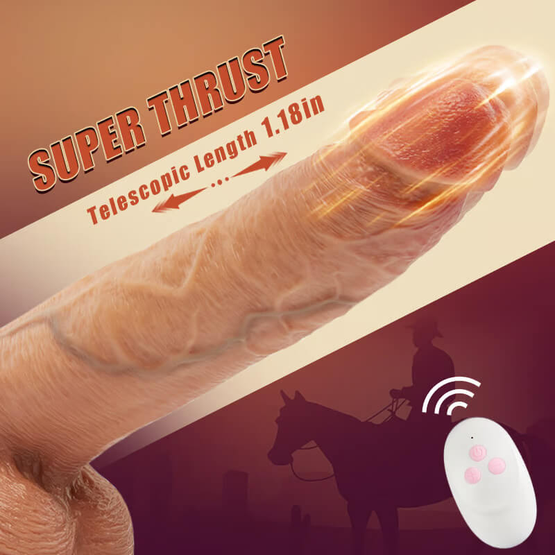 Outrider – Vibrating, Thrusting Thick and Lifelike Dildo 10.43 Inch
