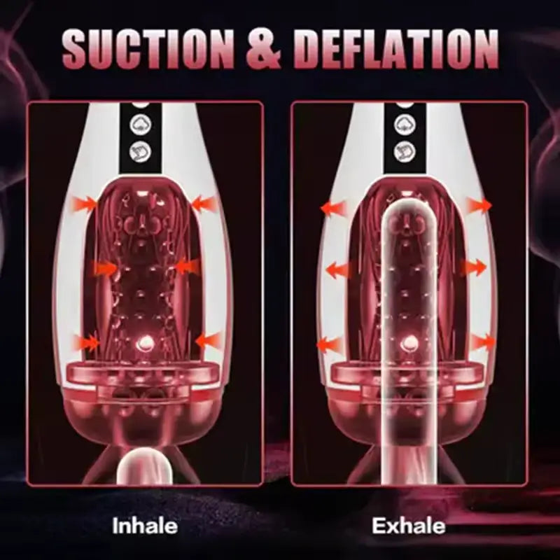 Valeria – 7 Suction Vibrations Voice Moans Masturbator Immersive Interaction Stroker