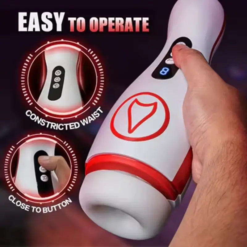 Valeria – 7 Suction Vibrations Voice Moans Masturbator Immersive Interaction Stroker