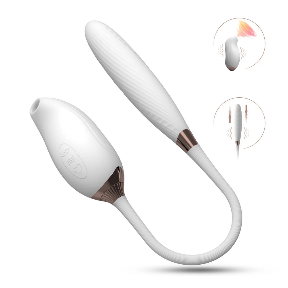 Vicky  C Clit Sucking Stimulator Pulsating G-spot Vibrator