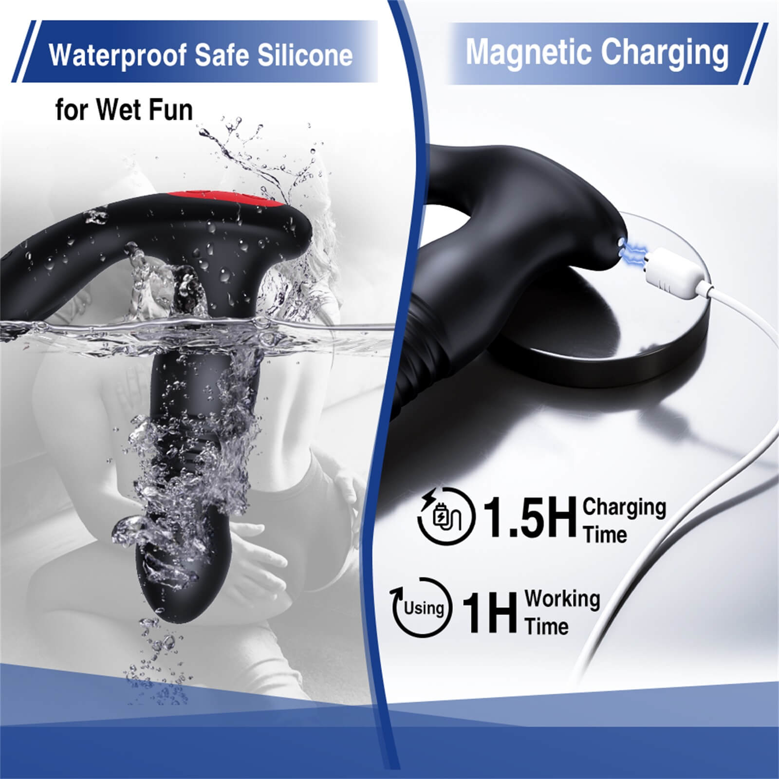 WALRUS | Sohimi 3 in 1 Anal Vibrator Strong Vibrating