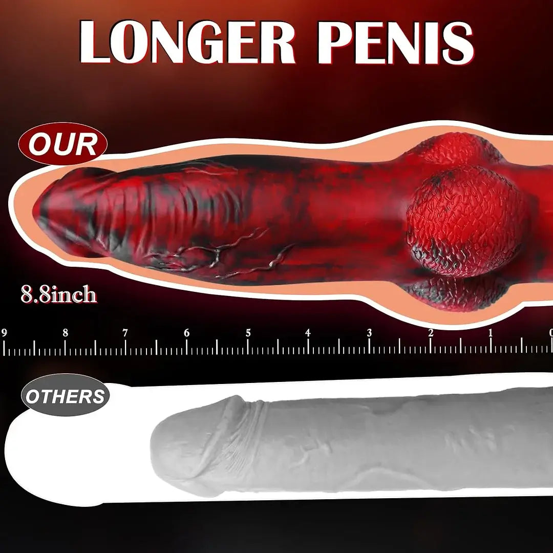 Wanda’s Dream 8 Thrusting&Vibrating&Swing Heating Big Dildo 7.3 Inch