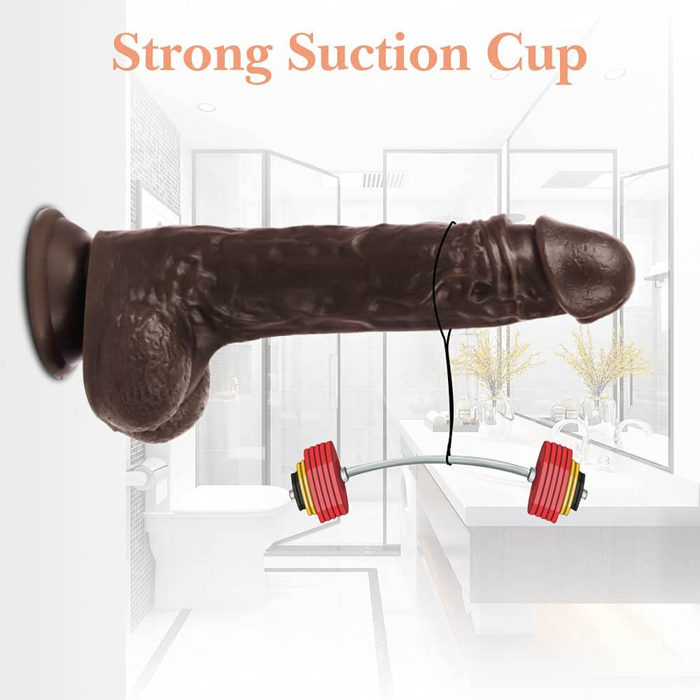 Warren 6 Thrusting 10 Vibrating Rotating Lifelike Dildo 8.7 Inch with Suction Cup