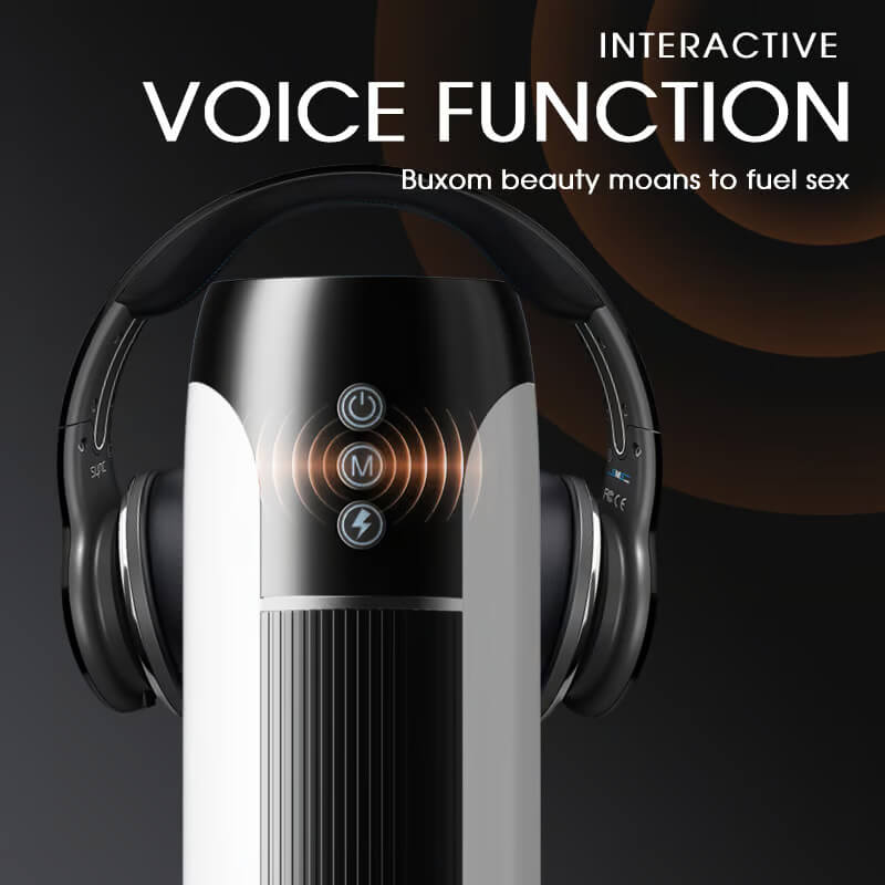 Waterproof Automatic Male Telescopic Vibration Masturbation Cup Simulation Blowjob