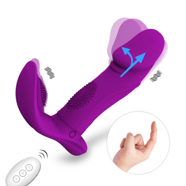 Wearable G Spot and Clit Dual Vibrator with Remote Control W5