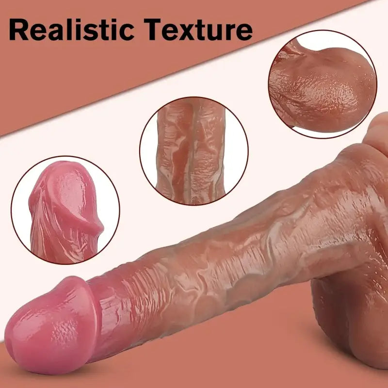 William – 9 Thrusting & Vibrating Modes G Spot Vibrator Heating Dildo with App & Remote Control 8.4 inch