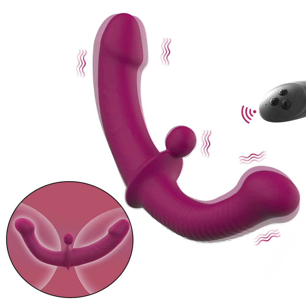 Wyrm – 10 Inch Double Dildo with Clit Stimulator Ball