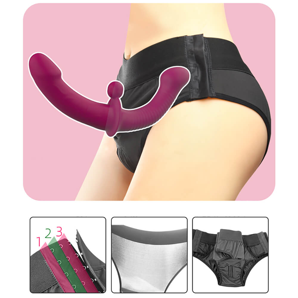 Wyrm – 10 Inch Double Dildo with Clit Stimulator Ball