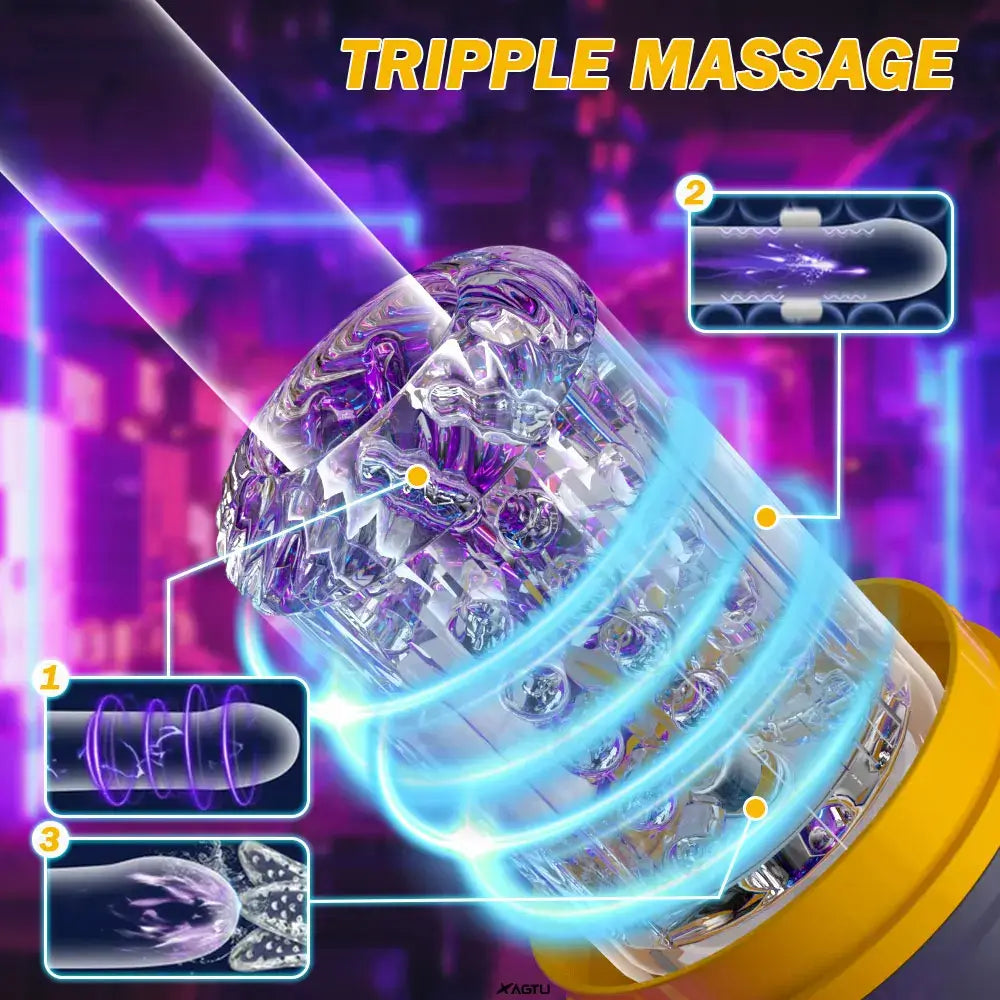 Zesty – Vibrating Thrusting & Rotating Automatic Male Masturbator