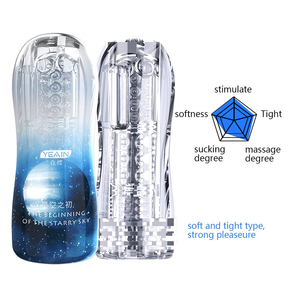 Aroselove - Ransparent Sucking Vibrating Airplane Cup Automatic Male Trainer - Aroselove