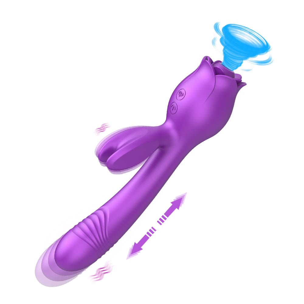 Aroselove - Rose Vibrator G Spot Clitoral Stimulator - Aroselove