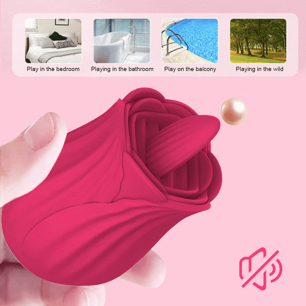 Aroselove - New Rose Tongue-licking Vibrator - Aroselove