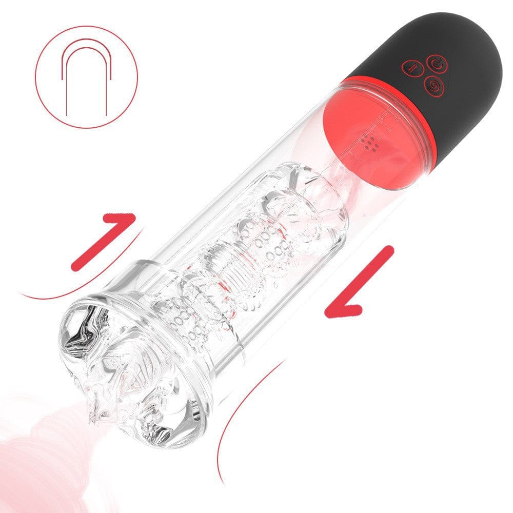 Aroselove - Men's Full Automatic Penis Trainer Intelligent Suction Vacuum Aircraft Cup - Aroselove