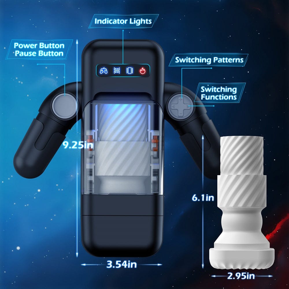 Aroselove - Game cup - Thrust Vibration Masturbator With Heating Function - Aroselove