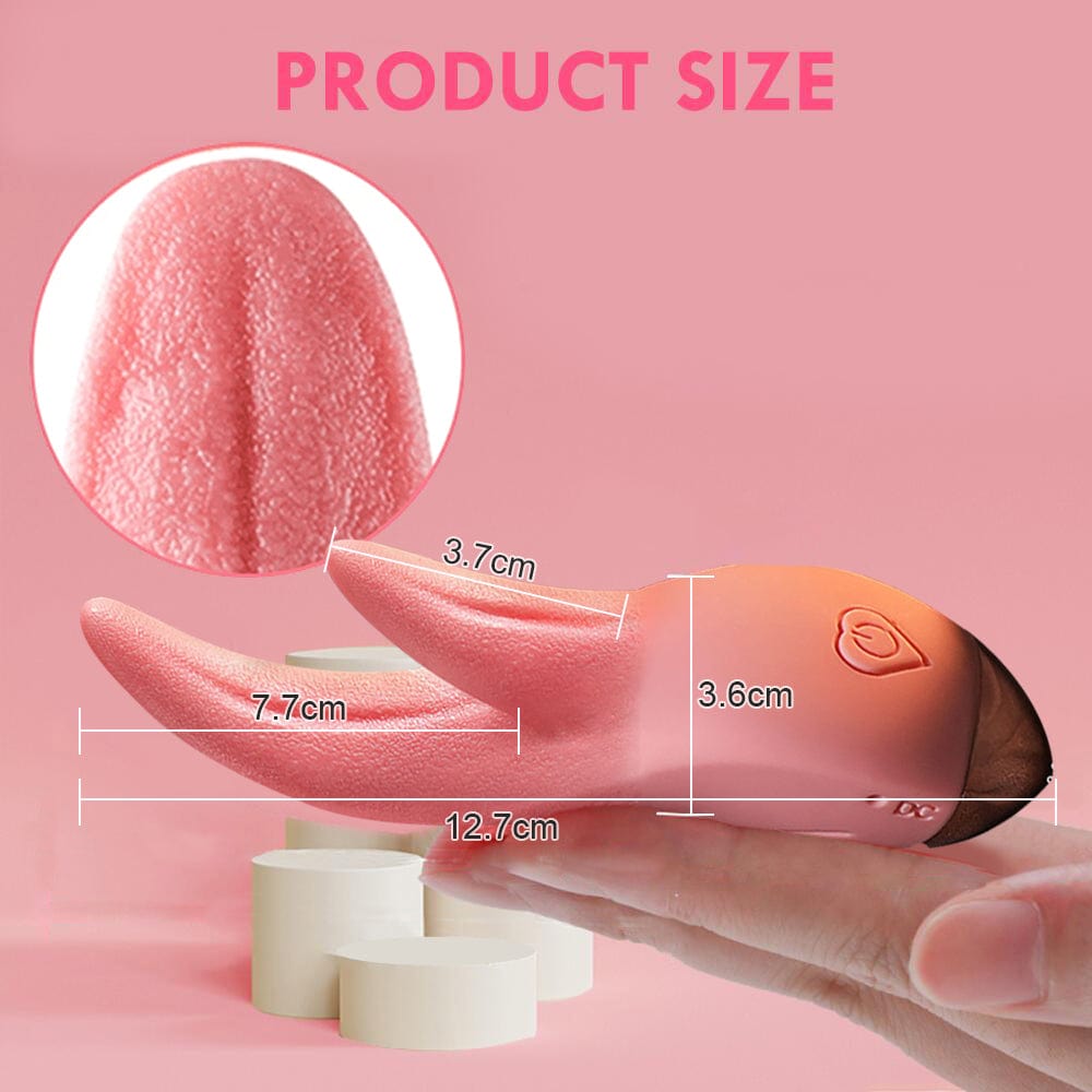 Aroselove - Tongue Licking Device Silicone Female Second Tide Masturbation Vibrator Adult Toy - Aroselove
