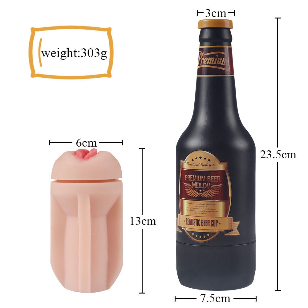 Aroselove - Male Masturbator Erotic Toy Portable Beer Bottle - Aroselove