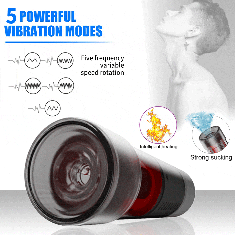Aroselove - Male Automatic Telescopic Rotation Masturbation Cup - Aroselove