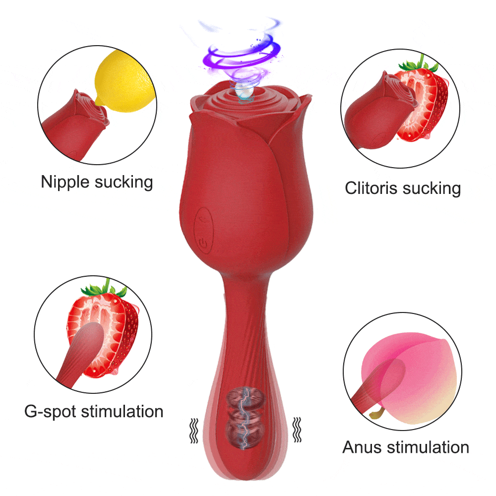 Pearlsvibe Clitoris Sucking  Vibrator For Women Stimulator Nipple Clit  Vacuum Dildo Vagina - Aroselove