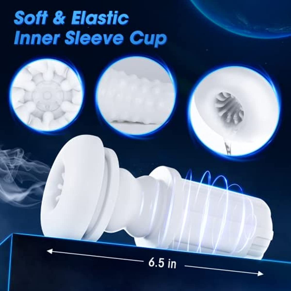 Aroselove - Fantasy Aircraft Cup Men's Fully Automatic Telescopic Warming Pronunciation Electric Masturator - Aroselove