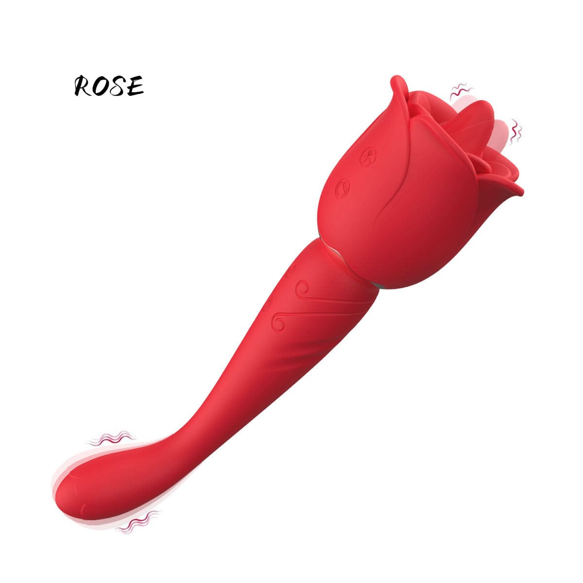 Aroselove - Rose Honey Tongue Licking Vibration G Point Massage Stick Nipple Masturbation Device - Aroselove
