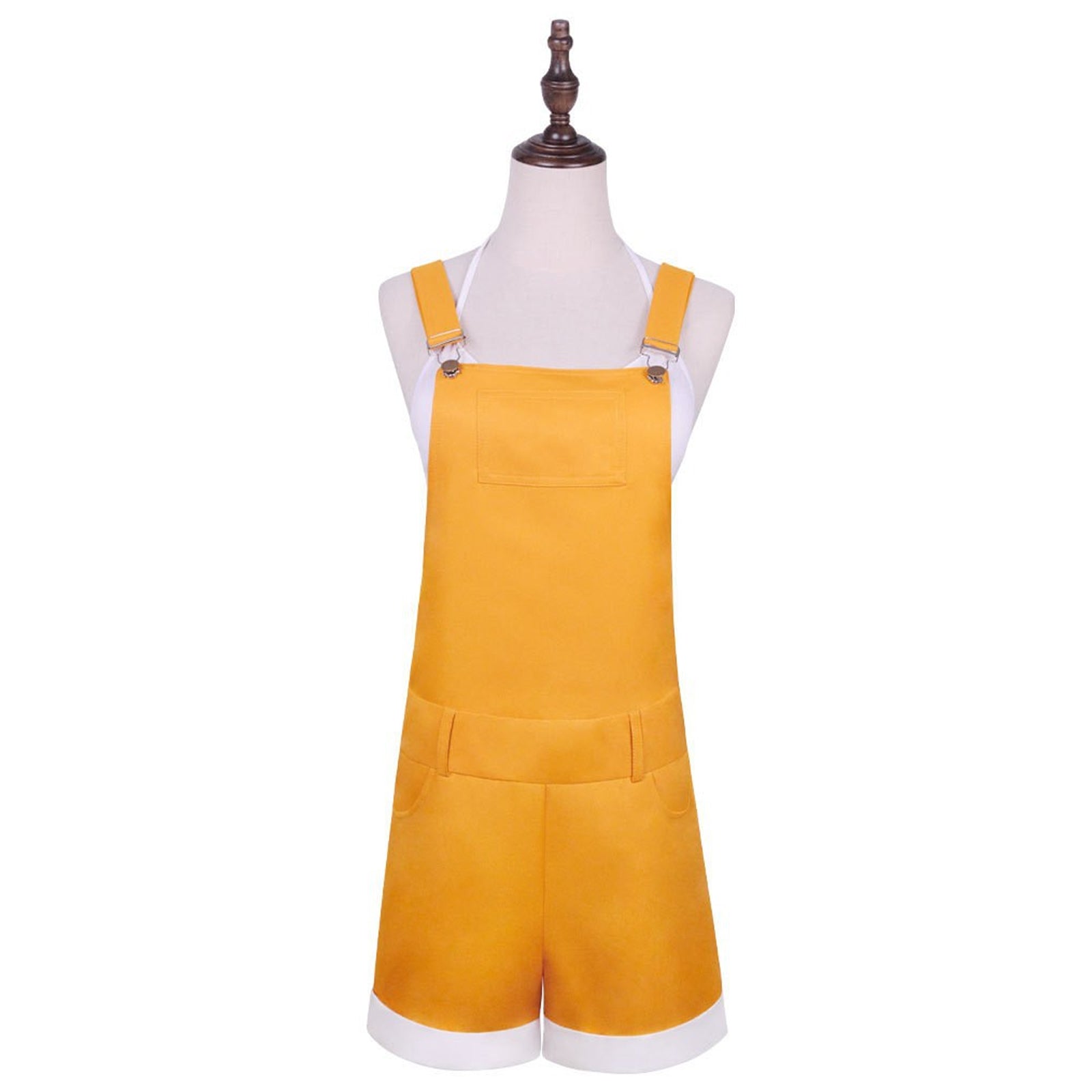 Anime Yellow Short Jumpsuit