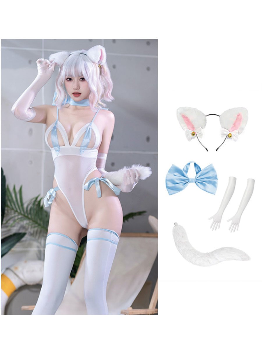 Anime Cat Peek-A-Boo Teddy